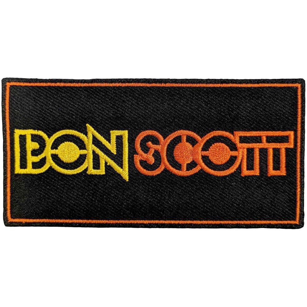 Bon Scott - Logo Patch - Zwart